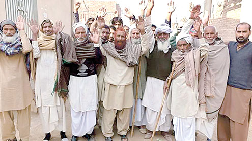 قصور:ڈاکوؤں-کی-لوٹ-مار،کھڈیاں-میں-متاثرین-کا-احتجاج