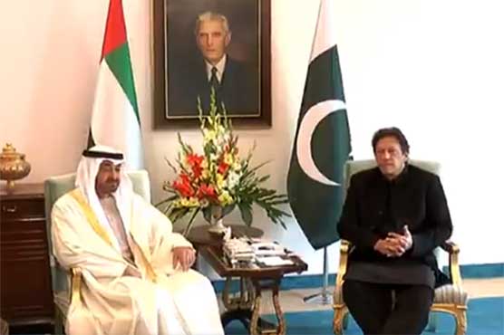 وزیراعظم-اور-ولی-عہد-ابوظہبی-کی-ملاقات،-باہمی-دلچسپی-سے-متعلق-امور-پر-بات-چیت