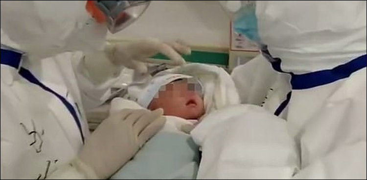 قدرت-کا-معجزہ،-کورونا-وائرس-سے-متاثر-17-دن-کی-بچی-بغیر-علاج-کے-صحت-یاب