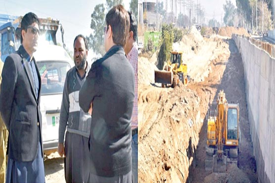 ڈپٹی-کمشنر-کا-کینال-روڈ-پر-زیرتعمیر-کشمیر-پل-انڈرپاس-کا-دورہ