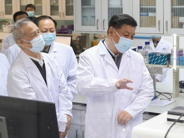 چین-میں-کورونا-وائرس-کے-پھیلاؤ-میں-کمی،-صدر-شی-جن-پنگ-کا-ووہان-کا-دورہ