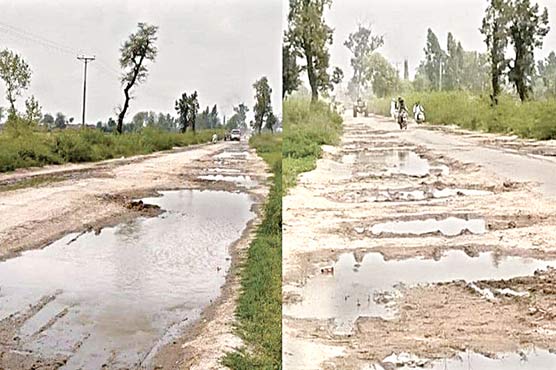 پیرمحل:بھسی-روڈ-ٹوٹ-پھوٹ-کا-شکار-،-لوگوں-کو-مشکلات-کا-سامنا