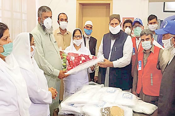 شیخوپورہ-ہسپتال-کیلئے-جماعت-اسلامی-کیطرف-سے-حفاظتی-کٹس