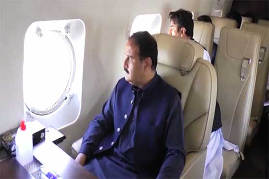 عثمان-بزدار-کا-لاہور-کے-علاقوں-کا-فضائی-دورہ،-لاک-ڈاؤن-کی-صورتحال-کا-جائزہ