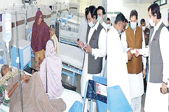 ڈپٹی-کمشنر-وقاص-رشید-،-ڈی-پی-او-کا-ڈسٹرکٹ-ہسپتال-کا-دورہ