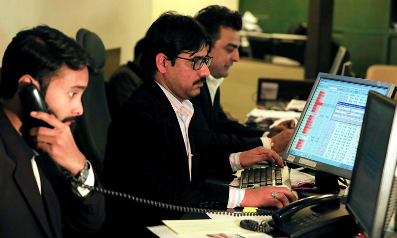 اسٹاک-مارکیٹ-میں-کاروبار-کے-دوران-377-پوائنٹس-کا-اضافہ