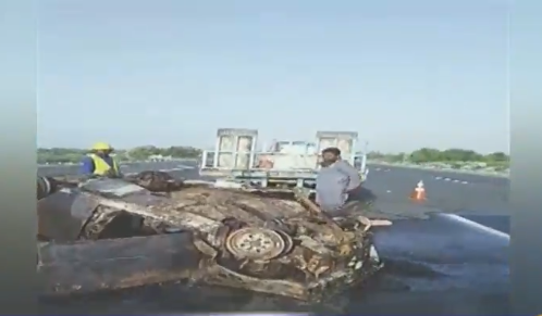 موٹروے-پر-تیز-رفتار-کار-الٹنے-سے-ماں-اور-3-بچے-جاں-بحق