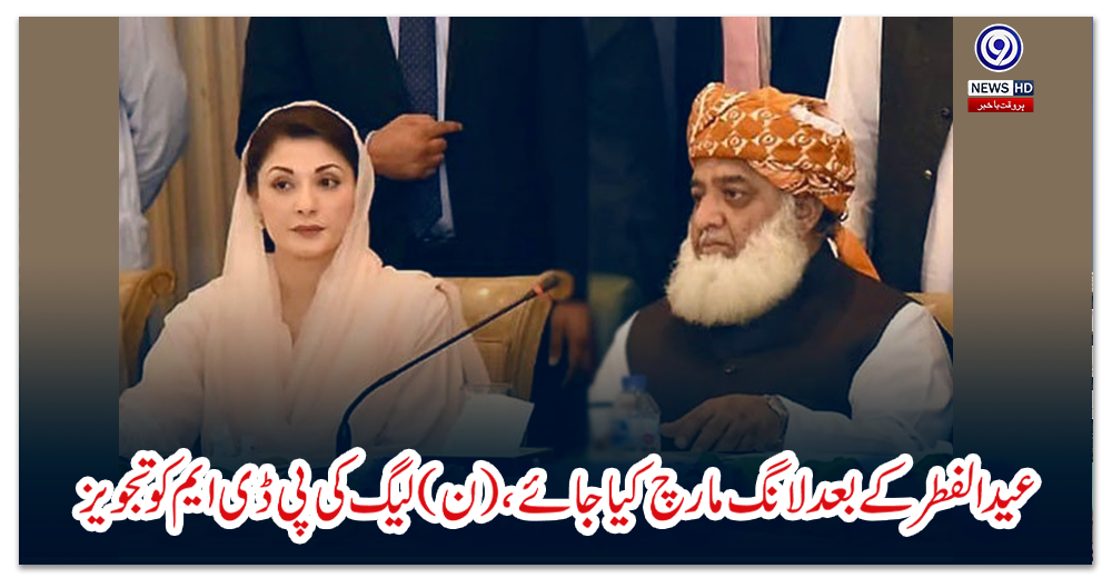 عید-الفطر-کے-بعد-لانگ-مارچ-کیا-جائے،-(ن)-لیگ-کی-پی-ڈی-ایم-کو-تجویز