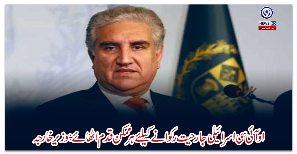 او-آئی-سی-اسرائیلی-جارحیت-رکوانے-کیلئے-ہر-ممکن-قدم-اٹھائے:-وزیر-خارجہ