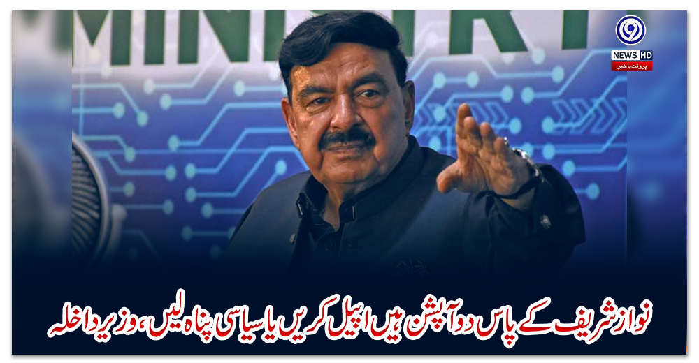 نواز-شریف-کے-پاس-دو-آپشن-ہیں-اپیل-کریں-یا-سیاسی-پناہ-لیں،-وزیر-داخلہ