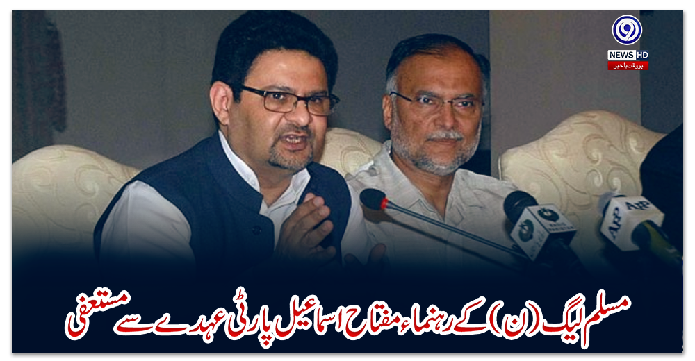 مسلم-لیگ-(ن)-کے-رہنماء-مفتاح-اسماعیل-پارٹی-عہدے-سے-مستعفی