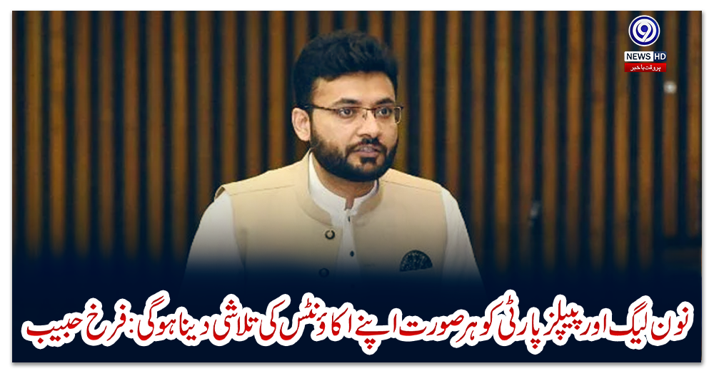 نون-لیگ-اور-پیپلزپارٹی-کو-ہر-صورت-اپنے-اکاؤنٹس-کی-تلاشی-دینا-ہوگی:-فرخ-حبیب