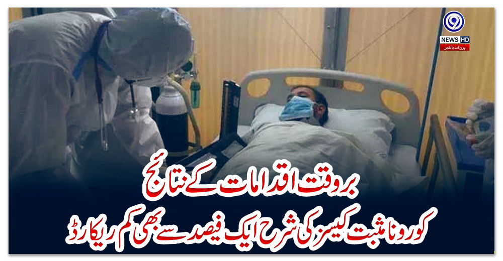 بروقت-اقدامات-کے-نتائج:-کورونا-مثبت-کیسز-کی-شرح-ایک-فیصد-سے-بھی-کم-ریکارڈ