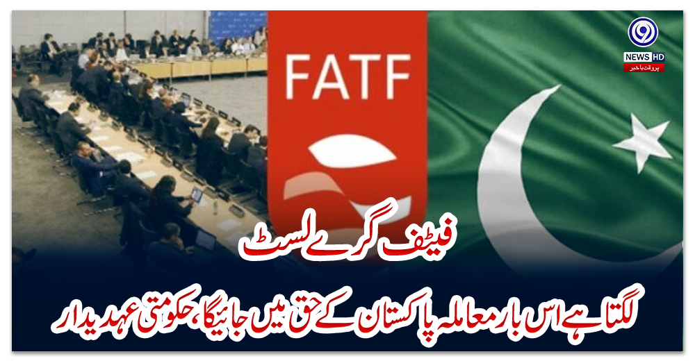 فیٹف-گرے-لسٹ:-لگتا-ہے-اس-بار-معاملہ-پاکستان-کے-حق-میں-جائیگا،-حکومتی-عہدیدار