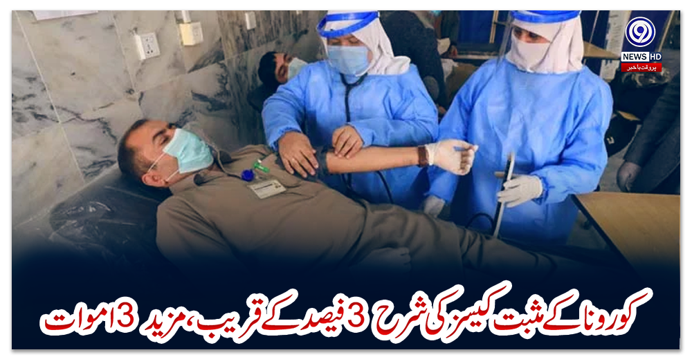 پاکستان:-کورونا-کے-مثبت-کیسز-کی-شرح-3-فیصد-کے-قریب،-مزید-3-اموات