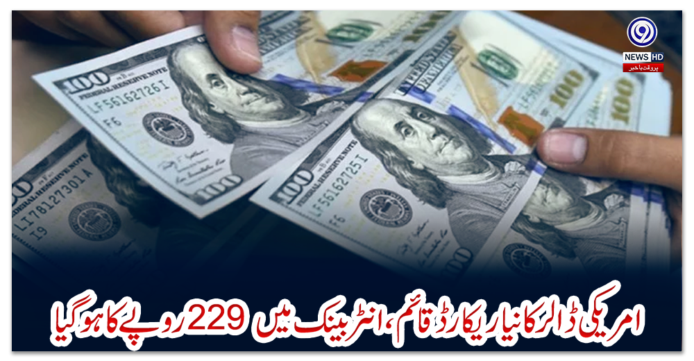 امریکی-ڈالر-کا-نیا-ریکارڈ-قائم-،-انٹر-بینک-میں-229-روپے-کا-ہوگیا