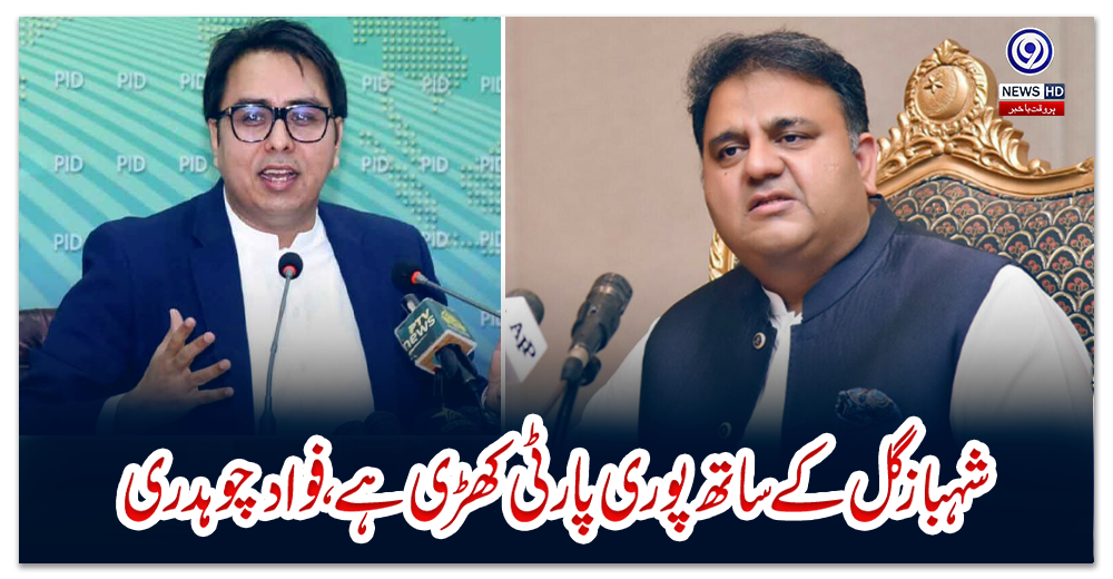 شہباز-گل-کے-ساتھ-پوری-پارٹی-کھڑی-ہے،-فواد-چوہدری