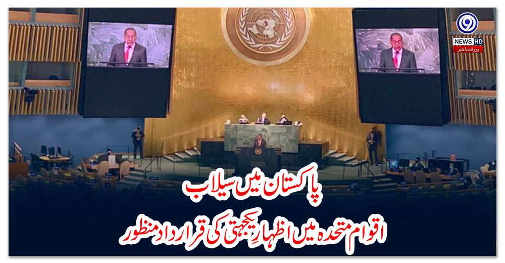 پاکستان-میں-سیلاب-:-اقوام-متحدہ-میں-اظہارِ-یکجہتی-کی-قرارداد-منظور