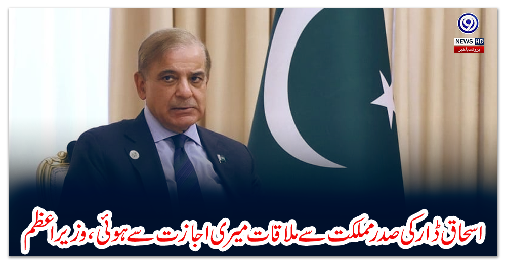 اسحاق-ڈار-کی-صدر-مملکت-سے-ملاقات-میری-اجازت-سے-ہوئی،-وزیراعظم