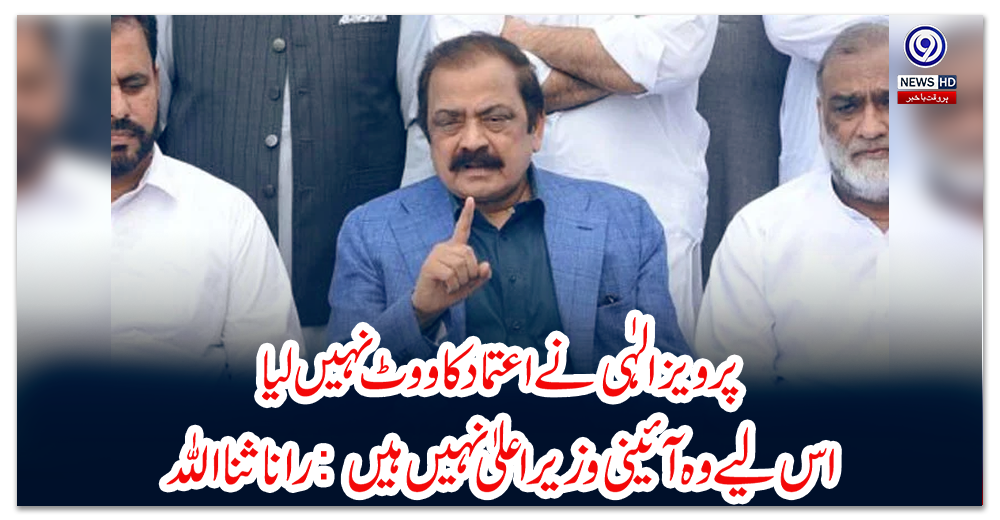 پرویز-الہٰی-نے-اعتماد-کا-ووٹ-نہیں-لیا-اس-لیے-وہ-آئینی-وزیر-اعلیٰ-نہیں-ہیں:-رانا-ثنا-اللہ