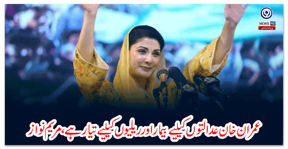 عمران-خان-عدالتوں-کیلیے-بیمار-اور-ریلیوں-کیلیے-تیار-ہے،-مریم-نواز