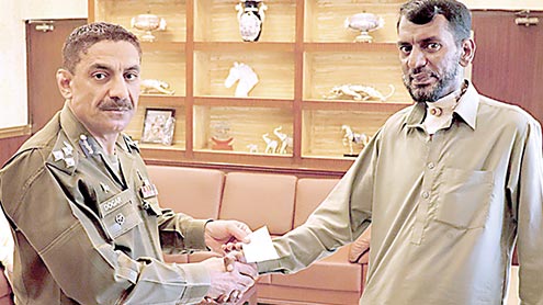 کینسر-کے-مرض-میں-مبتلا-کانسٹیبل-کو-مالی-امدادمل-گئی