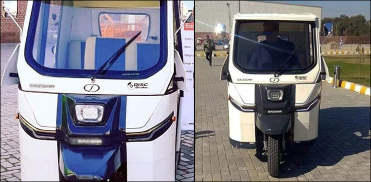 پاکستان-میں-پہلا-الیکٹرک-رکشہ-متعارف