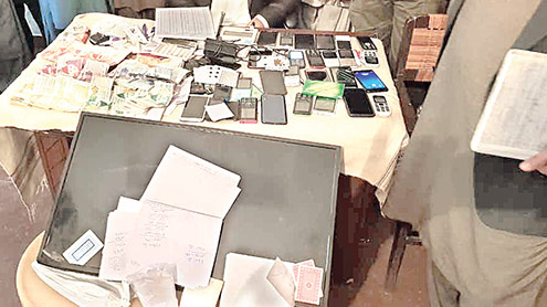 پولیس-نے-جوئے-کی-محفل-الٹ-دی،20افراد-گرفتار-،سامان-برآمد