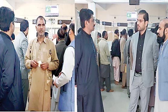 اسسٹنٹ-کمشنر-کا-اراضی-ریکارڈ-سنٹر-کا-دورہ،-حاضریاں-چیک-کیں