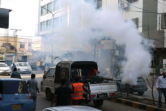 کورونا-سے-نمٹنے-کیلئے-مختلف-شہروں-میں-جراثیم-کش-اسپرے-:-تجارتی-و-کاروباری-مراکز-جزوی-بند