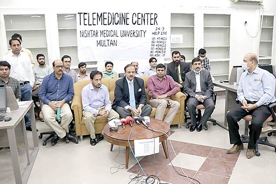 کورونا-وائرس-سے-بچاؤ-کیلئے-نشتر-ہسپتال-میں-مریضوں-کیلئے-ٹیلی-میڈیسن-کی-سروسز-کا-آغاز