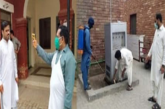 کورونا-:ملتان-ڈویژن-کے-ریلوے-ملازمین-کی-سکریننگ-,سٹیشنوں-کی-صفائی-اور-سپرے-جاری