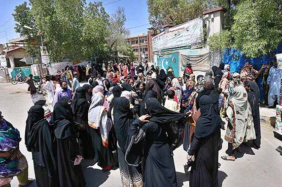 سندھ-حکومت-کے-راشن-نہ-دینے-پر-حیدرآباد-میں-احتجاج