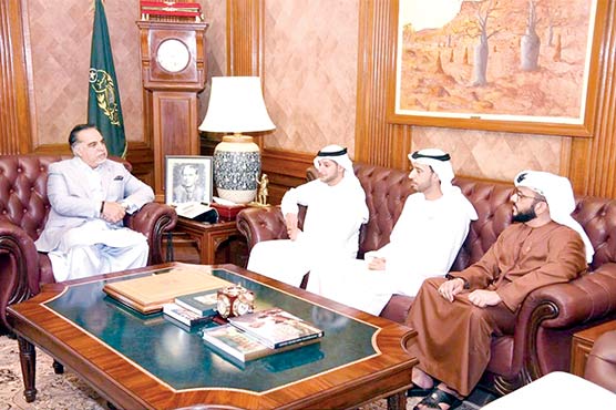 گورنر-سے-خلیفہ-بن-زید-النہیان-فاؤنڈیشن-کے-وفد-کی-ملاقات