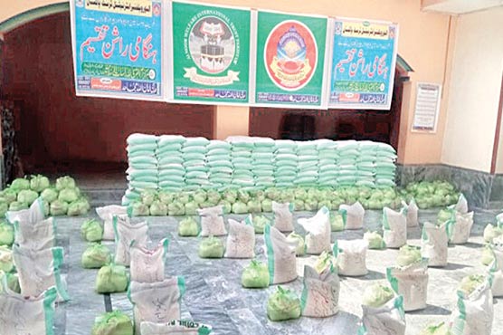 فاروق-آباد-کے-500-گھرانوں-میں-راشن-تقسیم