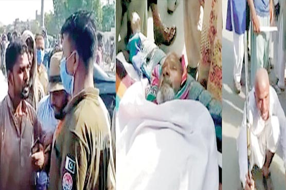 گوجرہ:مبینہ-پولیس-تشدد-سے-معمر-شخص-ہلاک,لاش-رکھ-کر-احتجاج