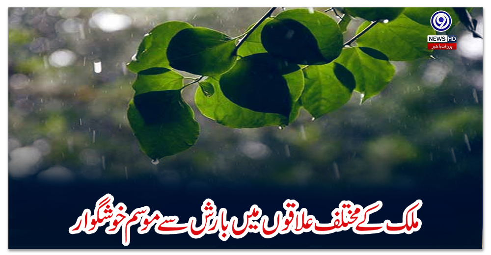 ملک-کے-مختلف-علاقوں-میں-بارش-سے-موسم-خوشگوار