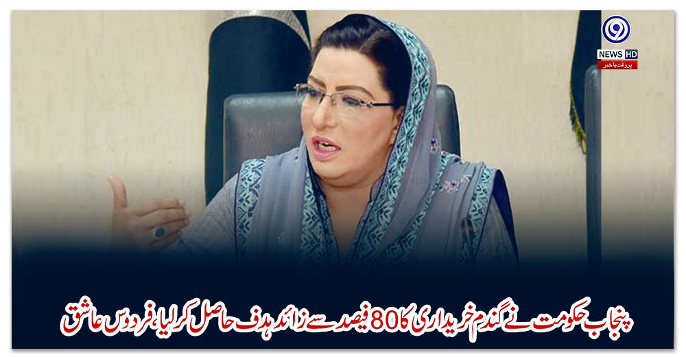 پنجاب-حکومت-نے-گندم-خریداری-کا-80-فیصد-سے-زائد-ہدف-حاصل-کرلیا،-فردوس-عاشق