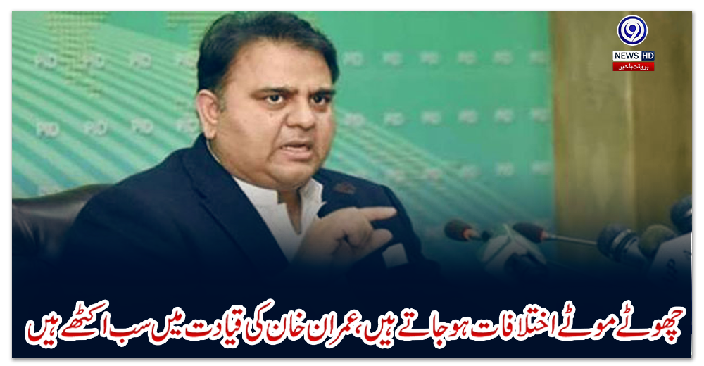 چھوٹے-موٹے-اختلافات-ہو-جاتے-ہیں،-عمران-خان-کی-قیادت-میں-سب-اکٹھے-ہیں:-فواد-چودھری