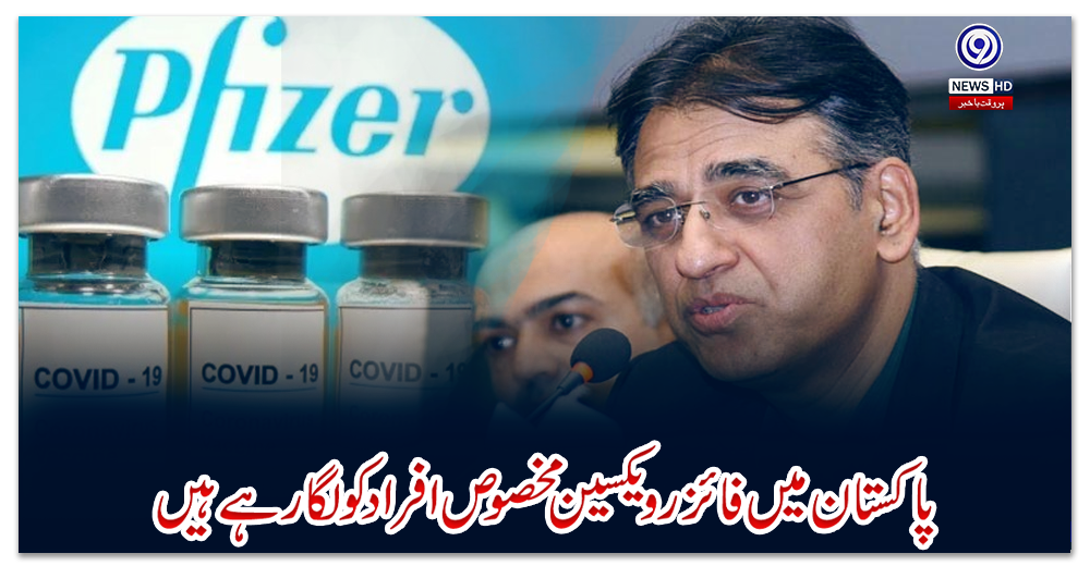 پاکستان-میں-فائزر-ویکسین-مخصوص-افراد-کو-لگارہے-ہیں:-اسد-عمر