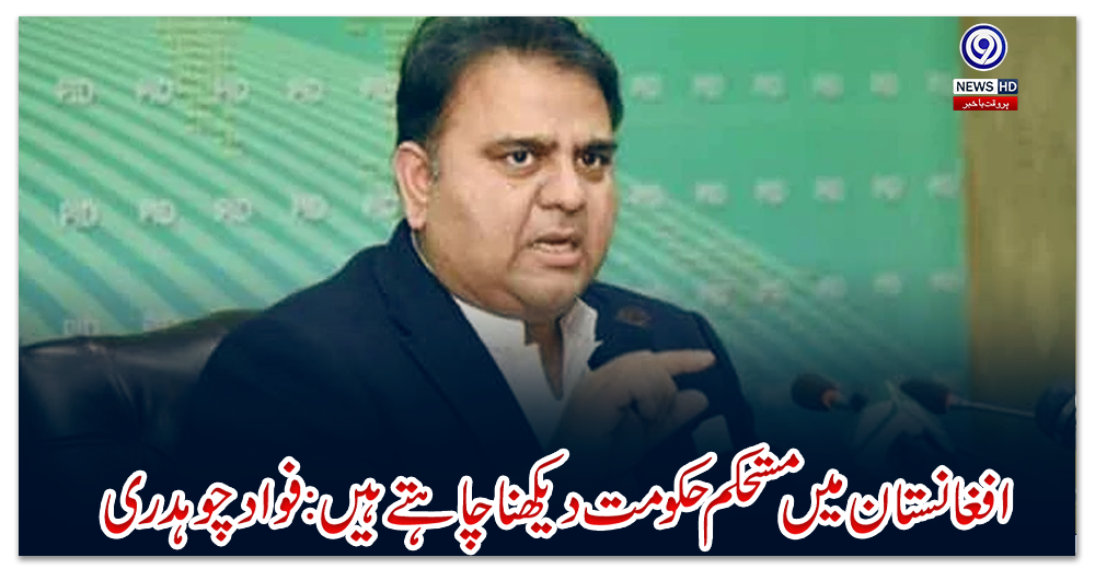 افغانستان-میں-مستحکم-حکومت-دیکھنا-چاہتے-ہیں:-فواد-چوہدری