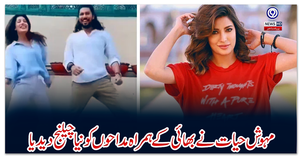 مہوش-حیات-نے-بھائی-کے-ہمراہ-مداحوں-کو-نیا-چیلنج-دیدیا