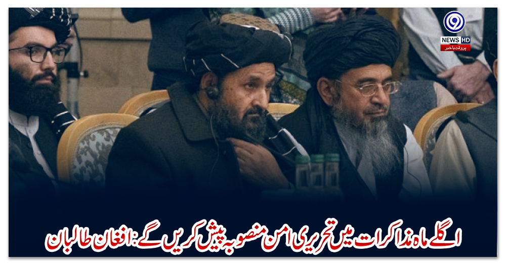 اگلے-ماہ-مذاکرات-میں-تحریری-امن-منصوبہ-پیش-کریں-گے:-افغان-طالبان