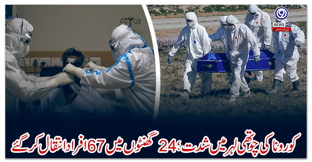 کورونا-کی-چوتھی-لہر-میں-شدت؛-24-گھنٹوں-میں-67-افراد-انتقال-کرگئے