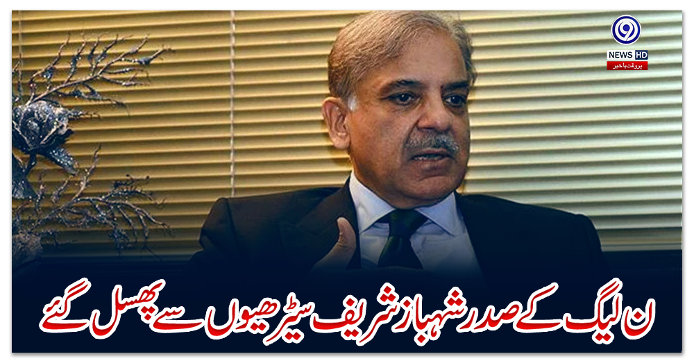 ن-لیگ-کے-صدر-شہباز-شریف-سیڑھیوں-سے-پھسل-گئے