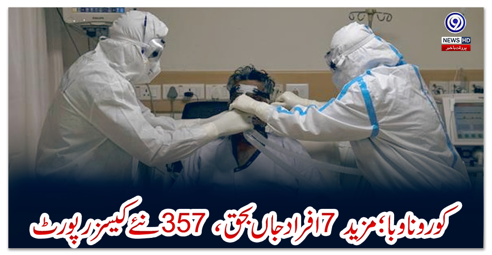 کورونا-وبا؛-مزید-7-افراد-جاں-بحق،-357-نئے-کیسز-رپورٹ