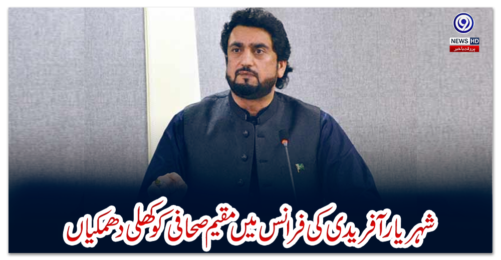 شہریار-آفریدی-کی-فرانس-میں-مقیم-صحافی-کو-کھلی-دھمکیاں