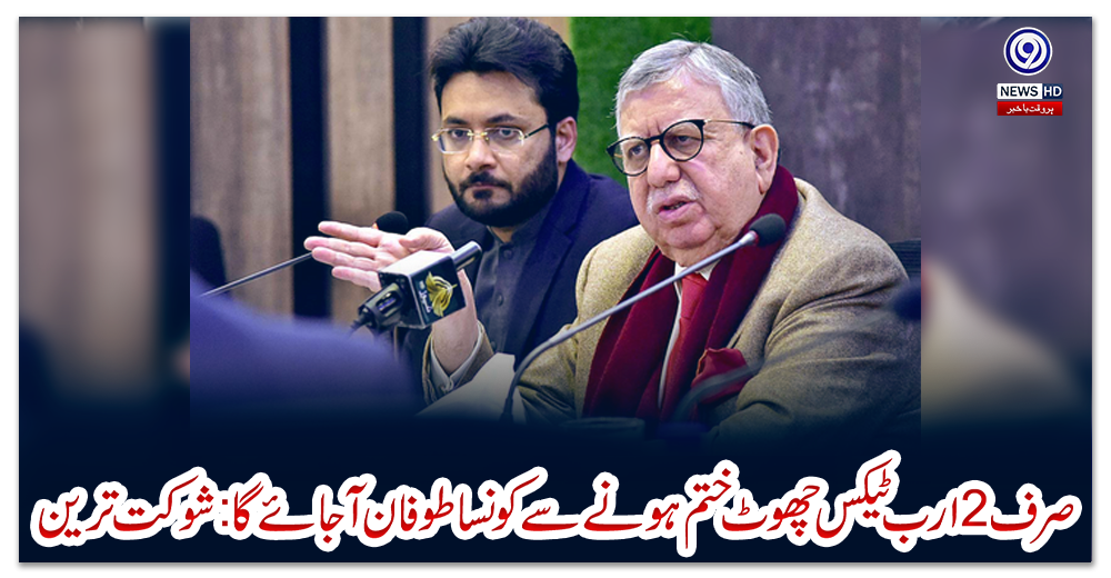 صرف2ارب-ٹیکس-چھوٹ-ختم-ہونے-سے-کونسا-طوفان-آجائے-گا:شوکت-ترین