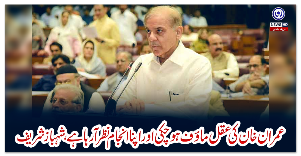 عمران-خان-کی-عقل-ماؤف-ہوچکی-اور-اپنا-انجام-نظر-آرہا-ہے،-شہباز-شریف