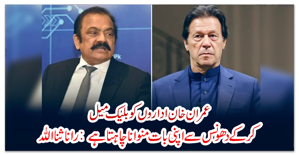 عمران-خان-اداروں-کوبلیک-میل-کرکے-دھونس-سےاپنی-بات-منوانا-چاہتا-ہے-:-رانا-ثنا-اللہ